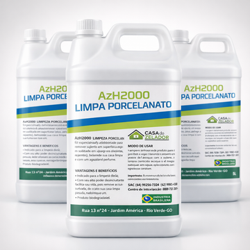 KIT 3 LIMPA PISOS 5L AzH2000 - LIMPA PORCELANATO
