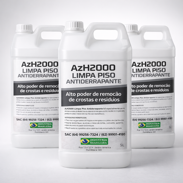 KIT 3 LIMPA PISOS 5L AzH2000 - ANTIDERRAPANTE
