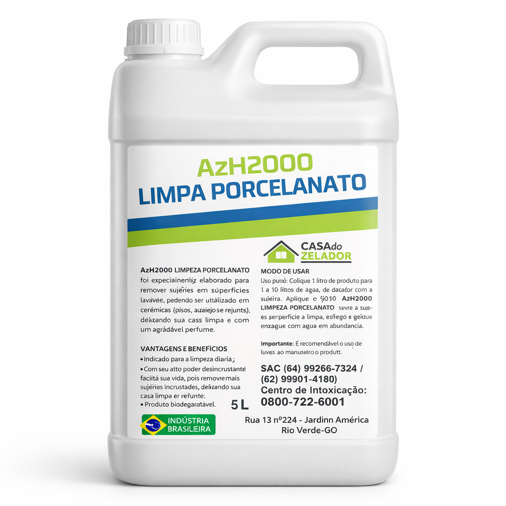 KIT 2 LIMPA PISOS 5L AzH2000 - LIMPA PORCELANATO